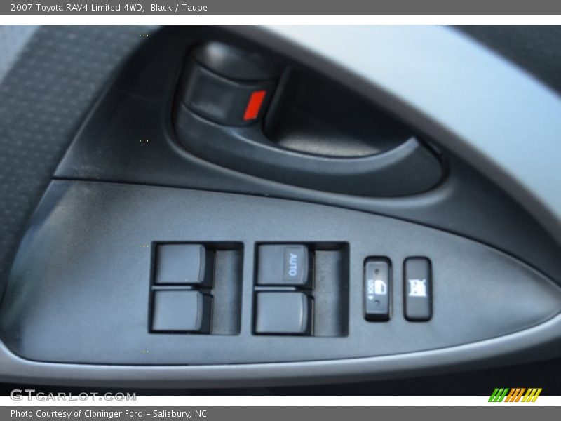 Black / Taupe 2007 Toyota RAV4 Limited 4WD