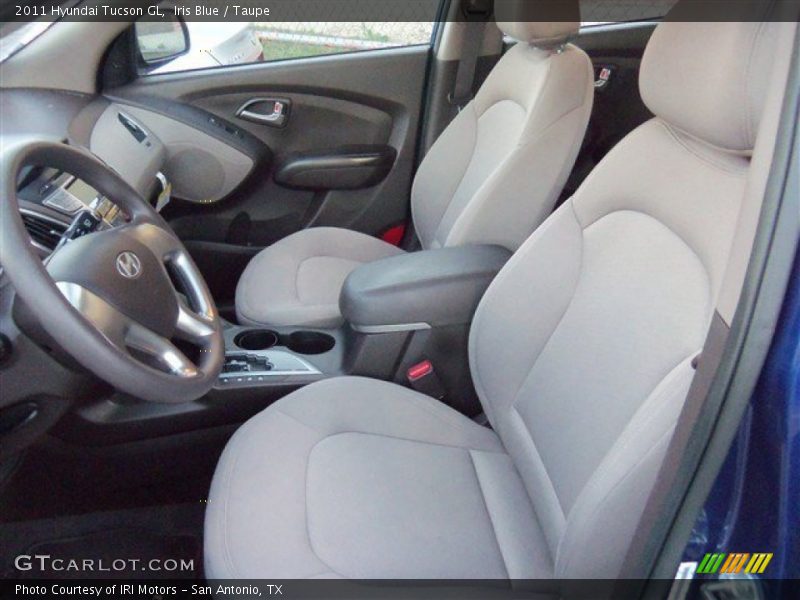 Iris Blue / Taupe 2011 Hyundai Tucson GL