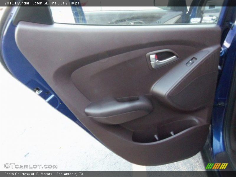 Iris Blue / Taupe 2011 Hyundai Tucson GL
