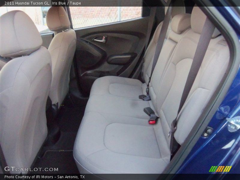 Iris Blue / Taupe 2011 Hyundai Tucson GL