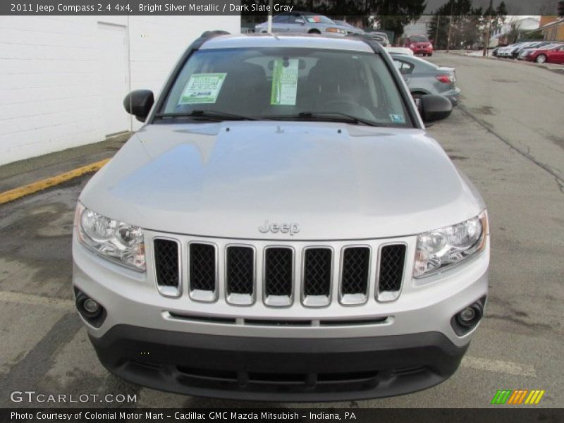 Bright Silver Metallic / Dark Slate Gray 2011 Jeep Compass 2.4 4x4