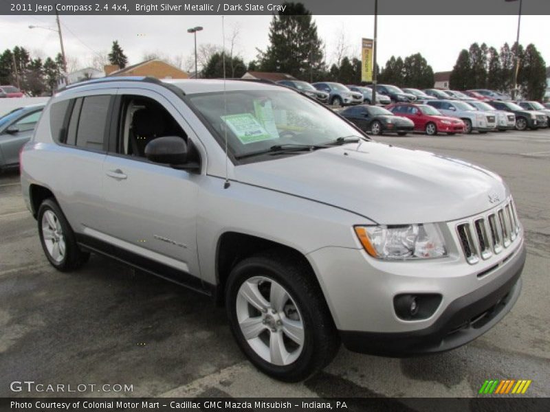 Bright Silver Metallic / Dark Slate Gray 2011 Jeep Compass 2.4 4x4