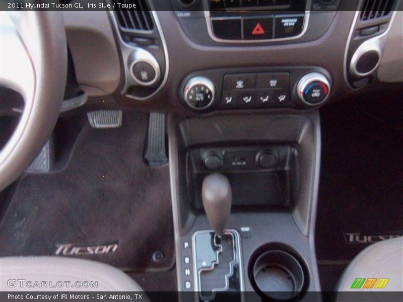 Iris Blue / Taupe 2011 Hyundai Tucson GL