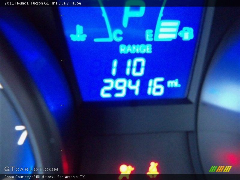 Iris Blue / Taupe 2011 Hyundai Tucson GL