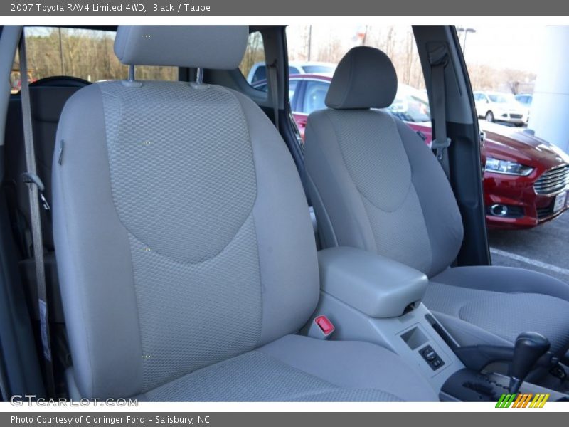Black / Taupe 2007 Toyota RAV4 Limited 4WD