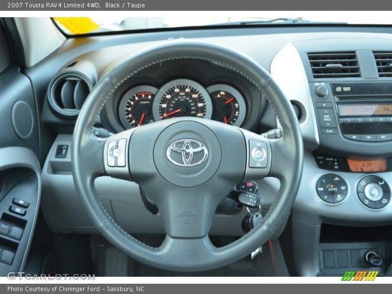 Black / Taupe 2007 Toyota RAV4 Limited 4WD