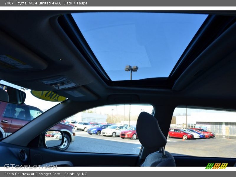 Black / Taupe 2007 Toyota RAV4 Limited 4WD
