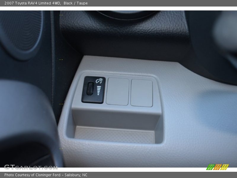 Black / Taupe 2007 Toyota RAV4 Limited 4WD