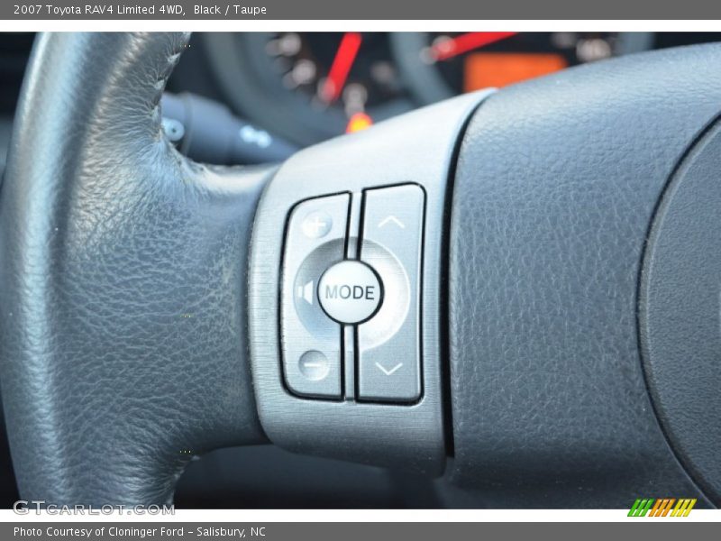 Black / Taupe 2007 Toyota RAV4 Limited 4WD