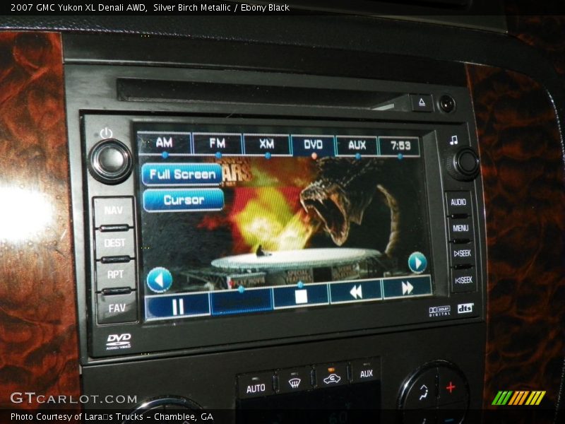 Silver Birch Metallic / Ebony Black 2007 GMC Yukon XL Denali AWD