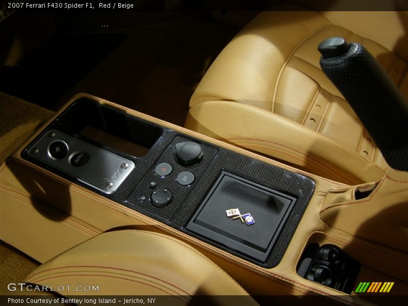 2007 Ferrari F430 Spider F1, Beige Leather Interior, Center Console - 2007 Ferrari F430 Spider F1