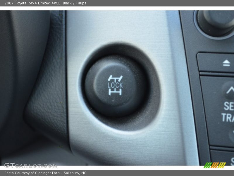 Black / Taupe 2007 Toyota RAV4 Limited 4WD