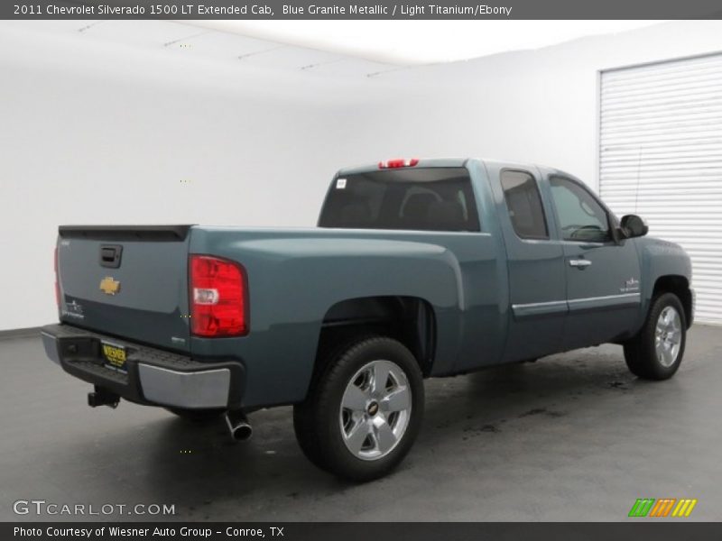 Blue Granite Metallic / Light Titanium/Ebony 2011 Chevrolet Silverado 1500 LT Extended Cab