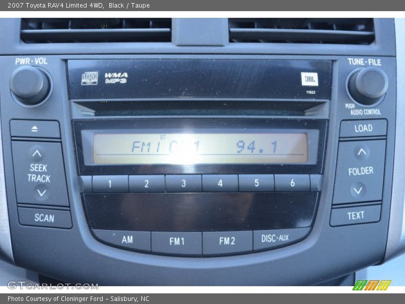 Black / Taupe 2007 Toyota RAV4 Limited 4WD