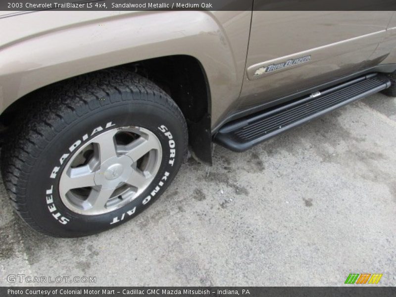 Sandalwood Metallic / Medium Oak 2003 Chevrolet TrailBlazer LS 4x4