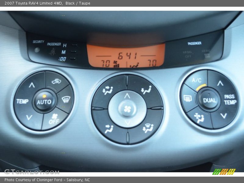 Black / Taupe 2007 Toyota RAV4 Limited 4WD