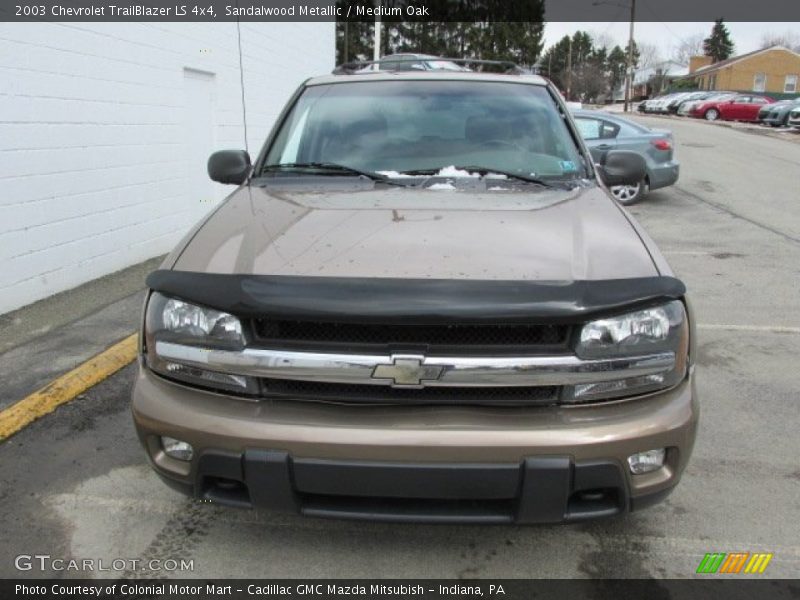 Sandalwood Metallic / Medium Oak 2003 Chevrolet TrailBlazer LS 4x4