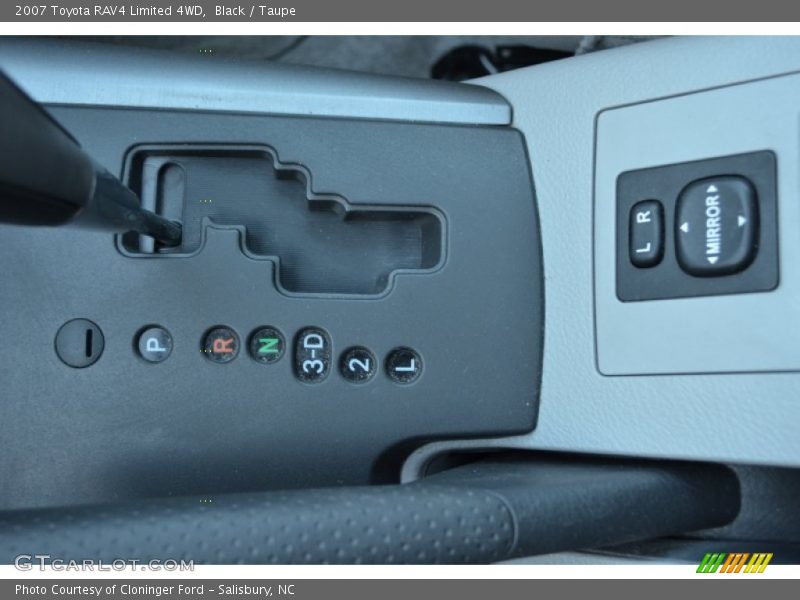 Black / Taupe 2007 Toyota RAV4 Limited 4WD