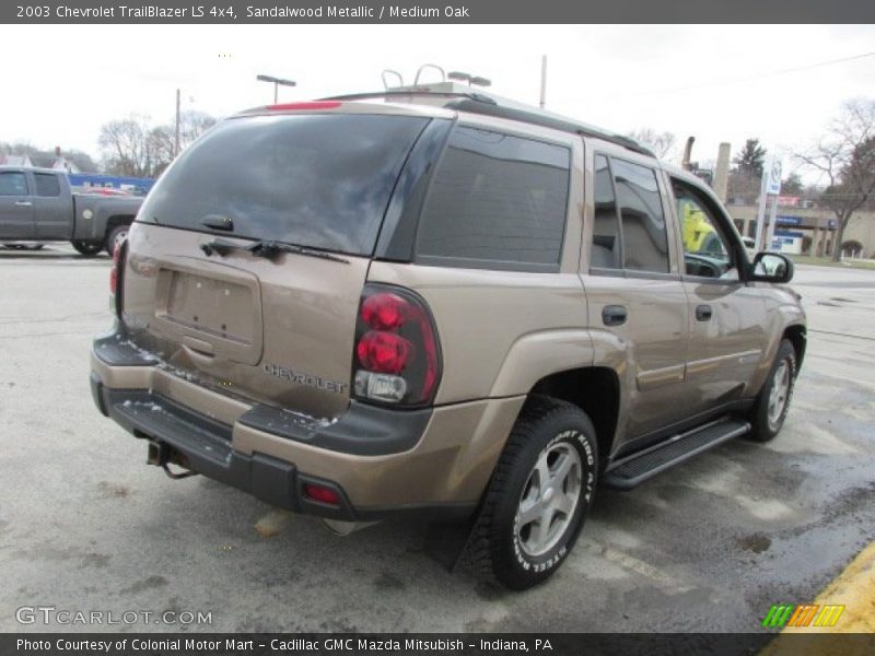 Sandalwood Metallic / Medium Oak 2003 Chevrolet TrailBlazer LS 4x4