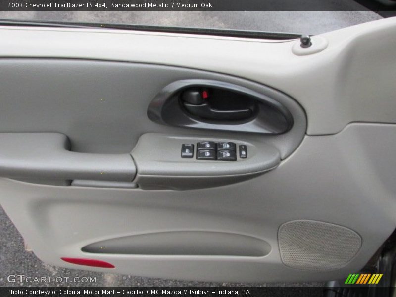 Sandalwood Metallic / Medium Oak 2003 Chevrolet TrailBlazer LS 4x4