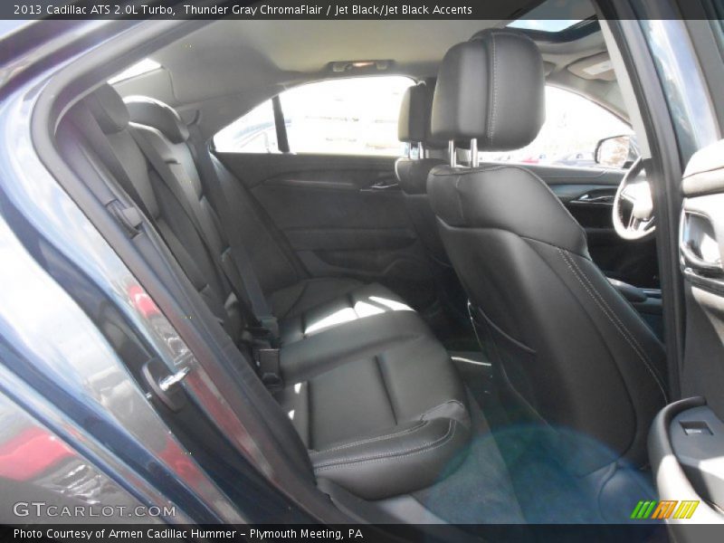 Thunder Gray ChromaFlair / Jet Black/Jet Black Accents 2013 Cadillac ATS 2.0L Turbo