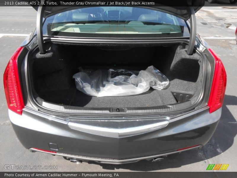 Thunder Gray ChromaFlair / Jet Black/Jet Black Accents 2013 Cadillac ATS 2.0L Turbo