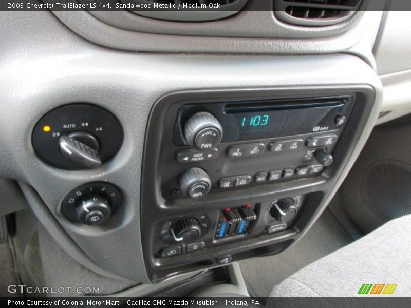 Sandalwood Metallic / Medium Oak 2003 Chevrolet TrailBlazer LS 4x4