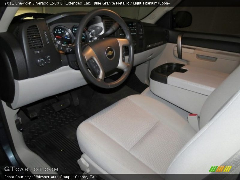 Light Titanium/Ebony Interior - 2011 Silverado 1500 LT Extended Cab 