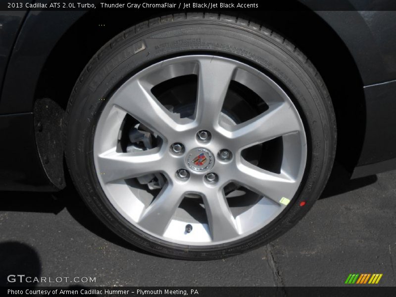 Thunder Gray ChromaFlair / Jet Black/Jet Black Accents 2013 Cadillac ATS 2.0L Turbo