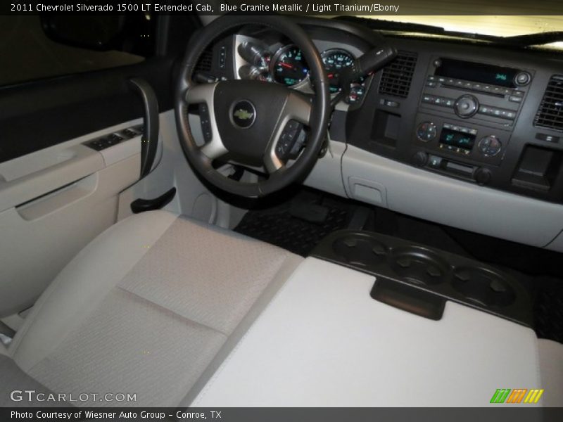 Blue Granite Metallic / Light Titanium/Ebony 2011 Chevrolet Silverado 1500 LT Extended Cab