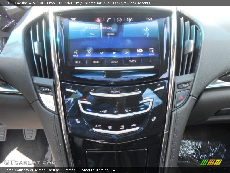 Thunder Gray ChromaFlair / Jet Black/Jet Black Accents 2013 Cadillac ATS 2.0L Turbo