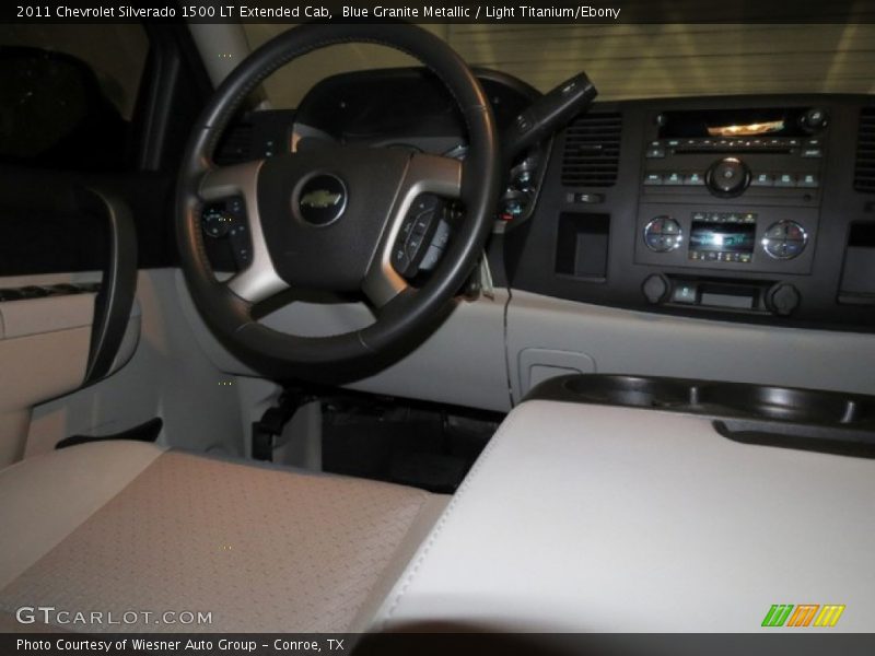 Blue Granite Metallic / Light Titanium/Ebony 2011 Chevrolet Silverado 1500 LT Extended Cab