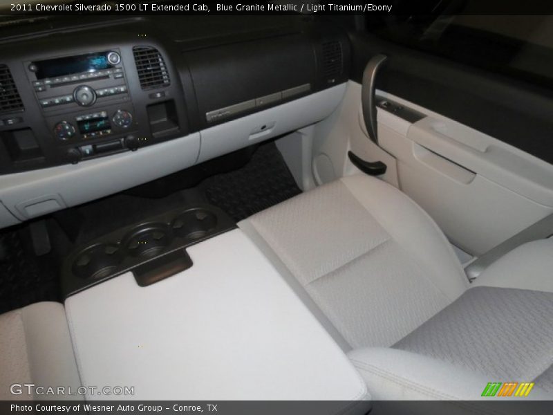Blue Granite Metallic / Light Titanium/Ebony 2011 Chevrolet Silverado 1500 LT Extended Cab