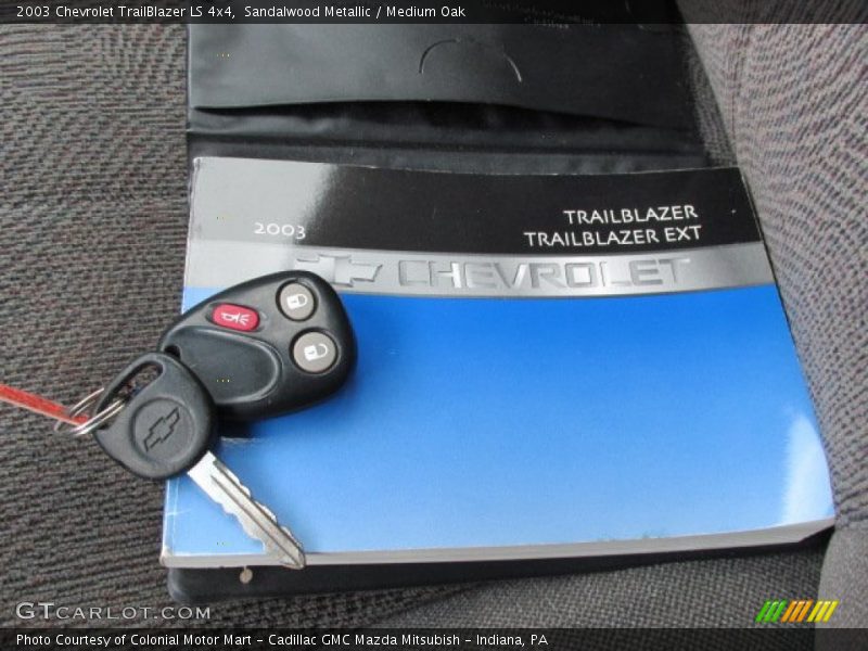 Sandalwood Metallic / Medium Oak 2003 Chevrolet TrailBlazer LS 4x4