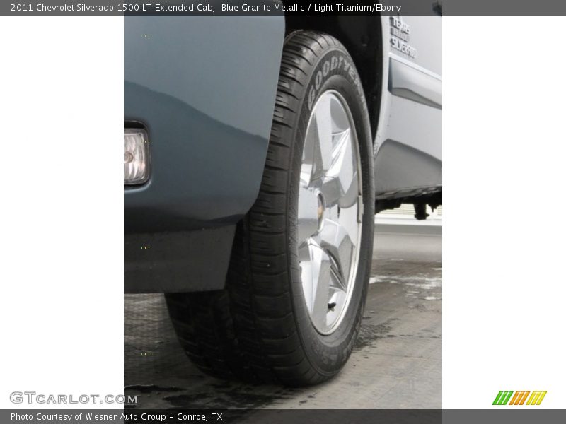 Blue Granite Metallic / Light Titanium/Ebony 2011 Chevrolet Silverado 1500 LT Extended Cab