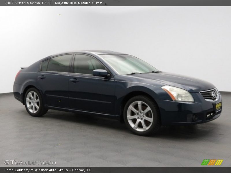 Majestic Blue Metallic / Frost 2007 Nissan Maxima 3.5 SE