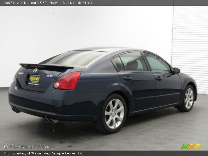 Majestic Blue Metallic / Frost 2007 Nissan Maxima 3.5 SE