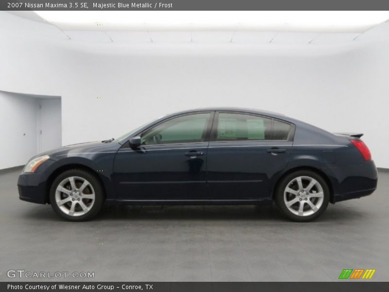 Majestic Blue Metallic / Frost 2007 Nissan Maxima 3.5 SE