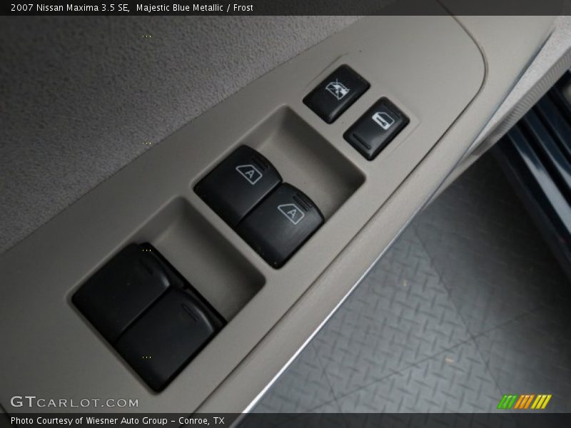 Majestic Blue Metallic / Frost 2007 Nissan Maxima 3.5 SE