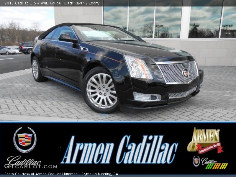 Black Raven / Ebony 2013 Cadillac CTS 4 AWD Coupe