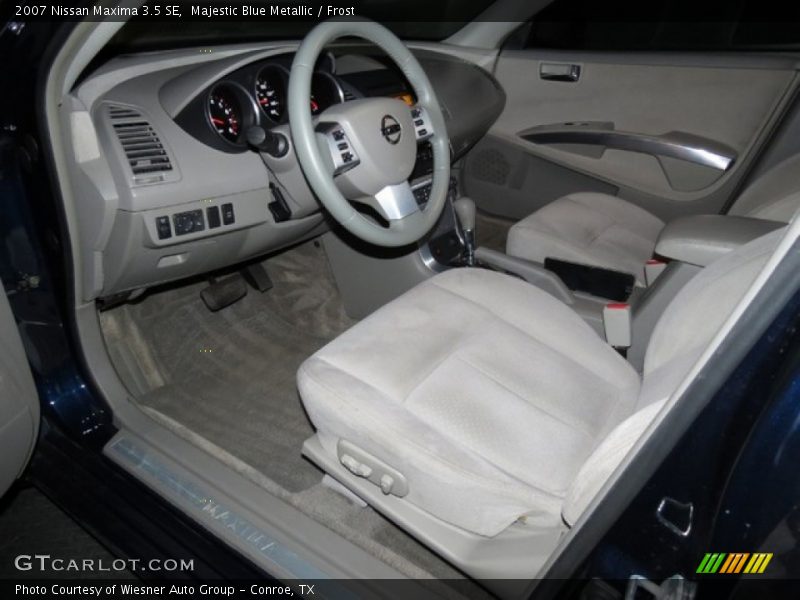 Majestic Blue Metallic / Frost 2007 Nissan Maxima 3.5 SE