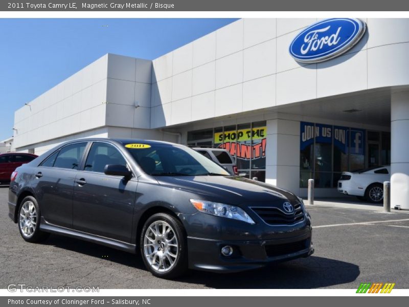 Magnetic Gray Metallic / Bisque 2011 Toyota Camry LE