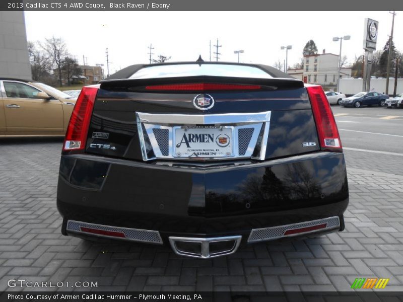 Black Raven / Ebony 2013 Cadillac CTS 4 AWD Coupe