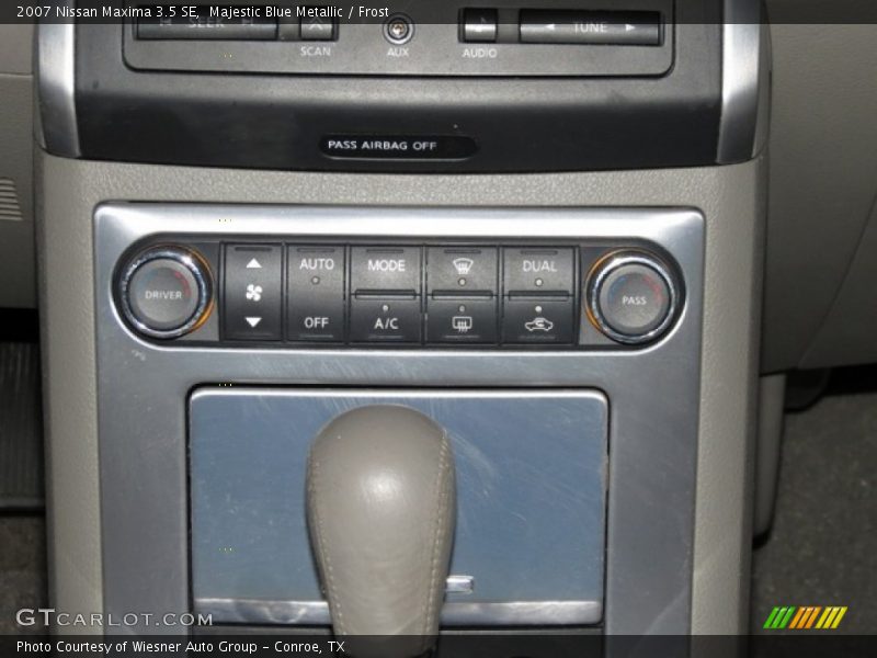 Majestic Blue Metallic / Frost 2007 Nissan Maxima 3.5 SE