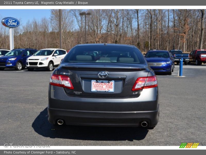 Magnetic Gray Metallic / Bisque 2011 Toyota Camry LE
