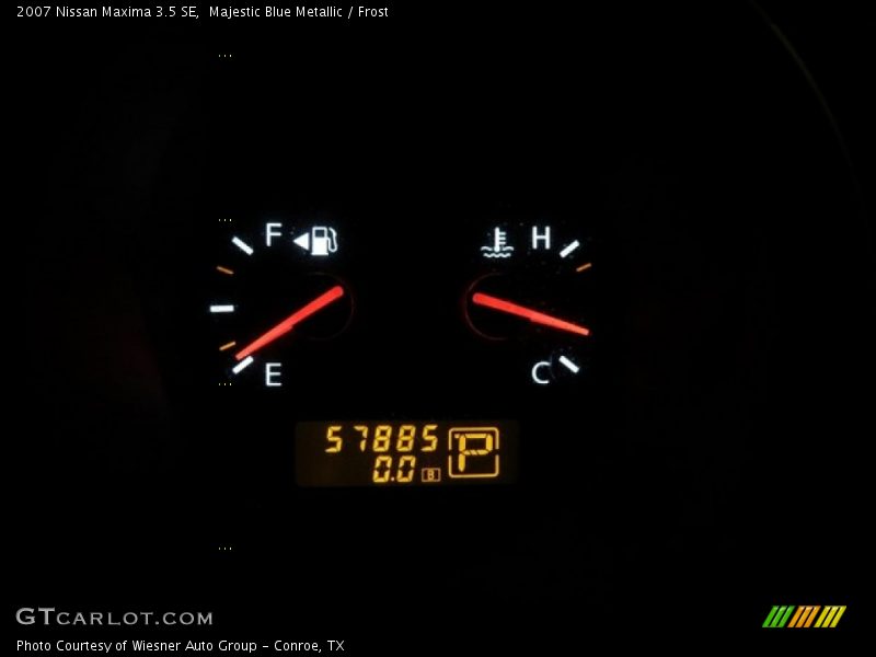 Majestic Blue Metallic / Frost 2007 Nissan Maxima 3.5 SE