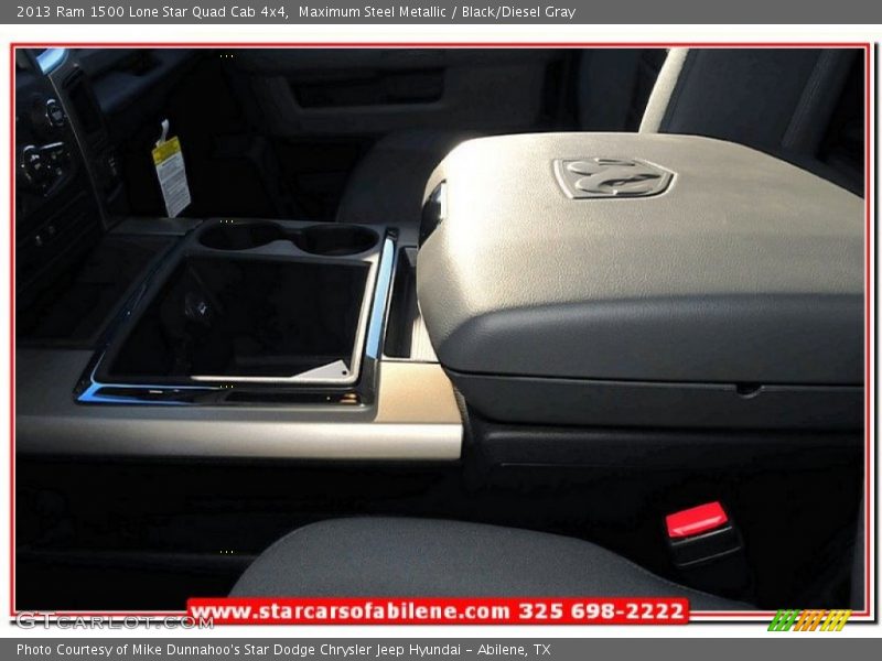 Maximum Steel Metallic / Black/Diesel Gray 2013 Ram 1500 Lone Star Quad Cab 4x4