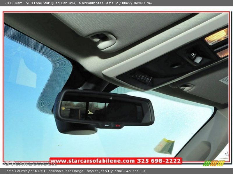 Maximum Steel Metallic / Black/Diesel Gray 2013 Ram 1500 Lone Star Quad Cab 4x4