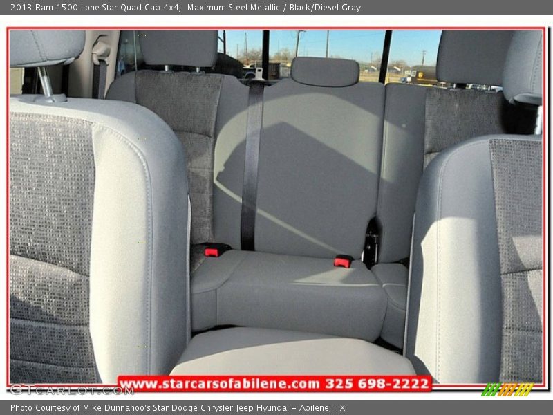 Maximum Steel Metallic / Black/Diesel Gray 2013 Ram 1500 Lone Star Quad Cab 4x4