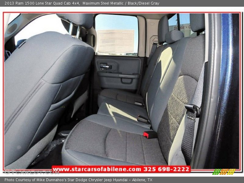 Maximum Steel Metallic / Black/Diesel Gray 2013 Ram 1500 Lone Star Quad Cab 4x4